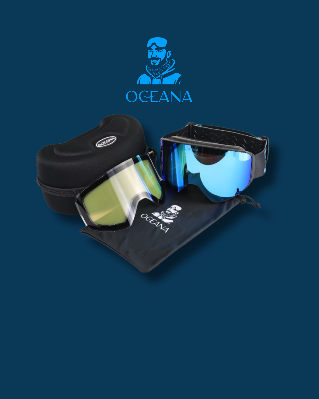 Blue Magnetic Goggles