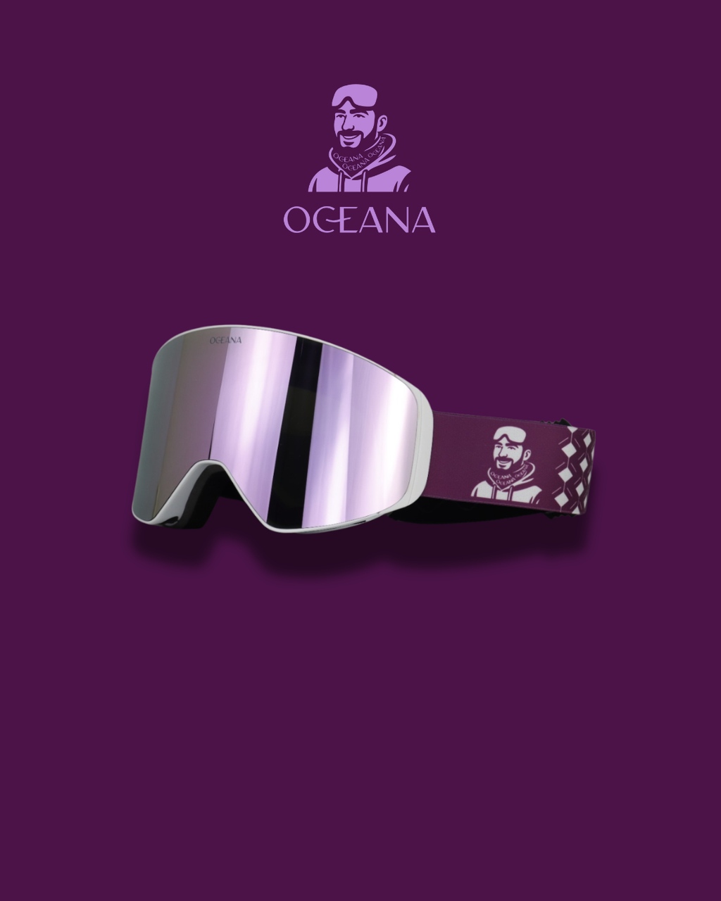 Purple Magnetic Goggles