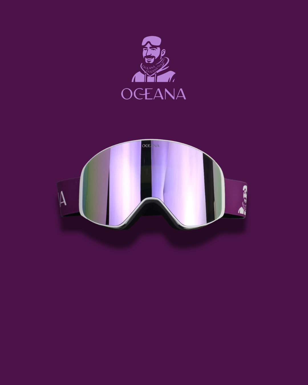 Purple Magnetic Goggles