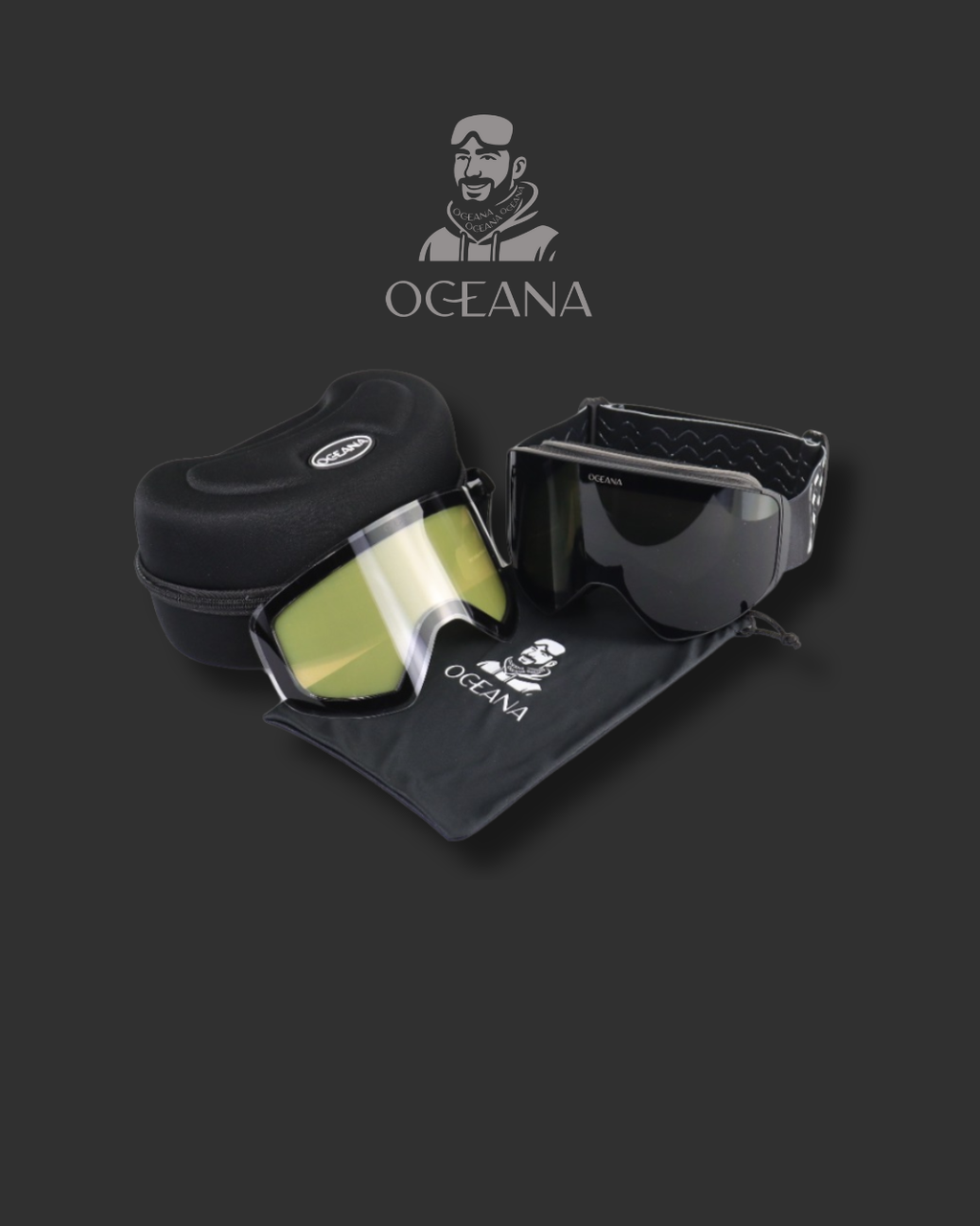 Black Magnetic Goggles