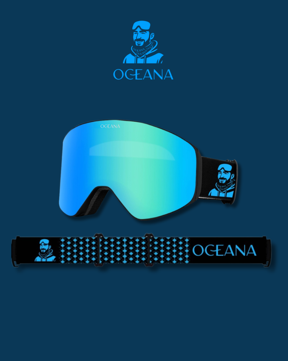 Blue Magnetic Goggles