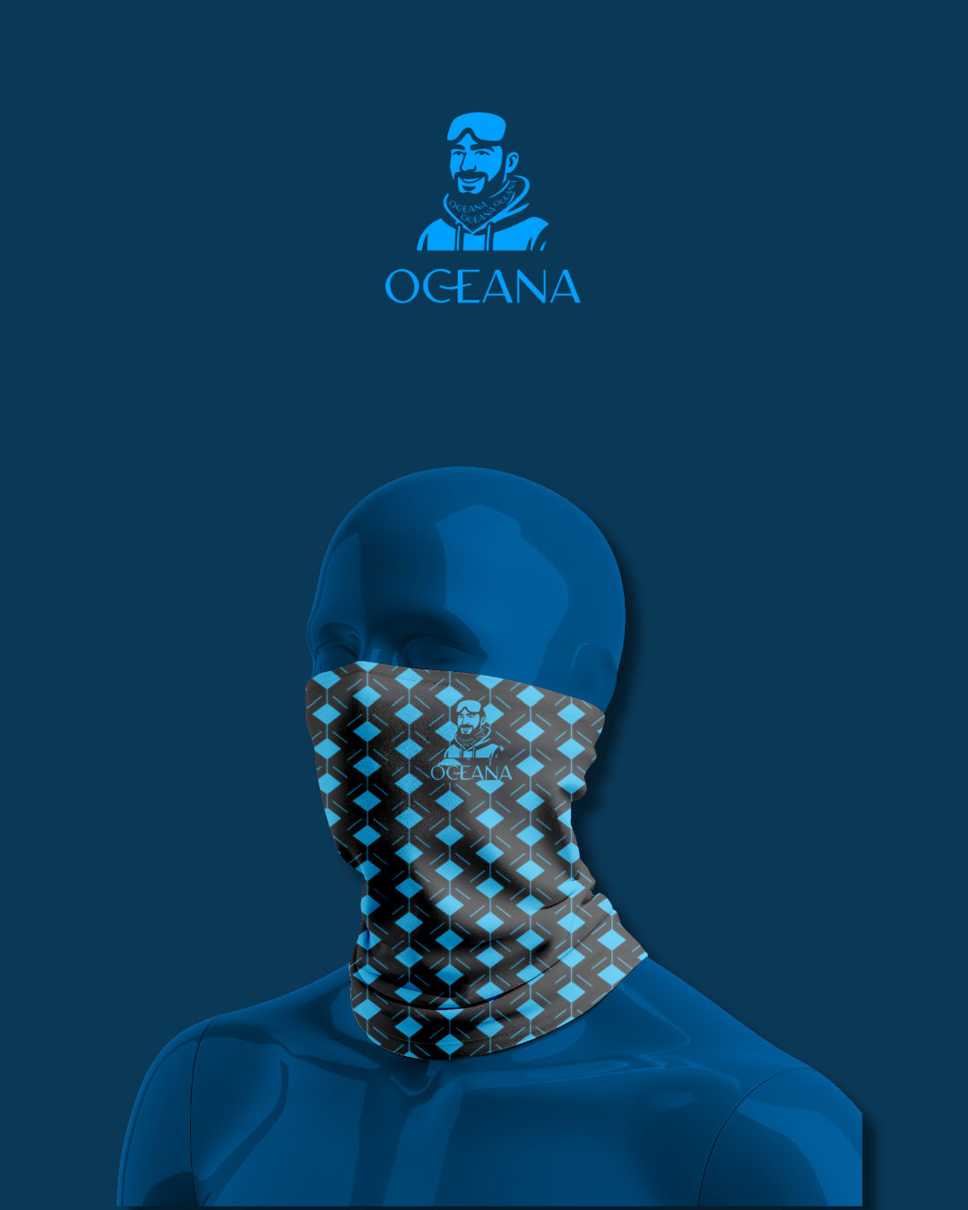 Blue Neck Gaiter