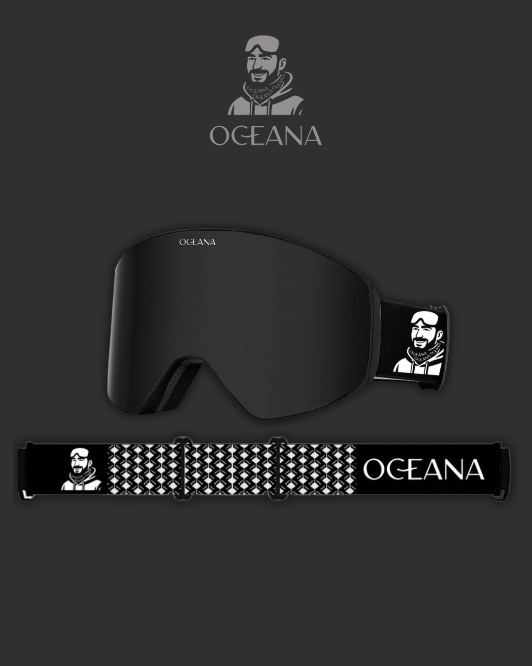 Black Magnetic Goggles