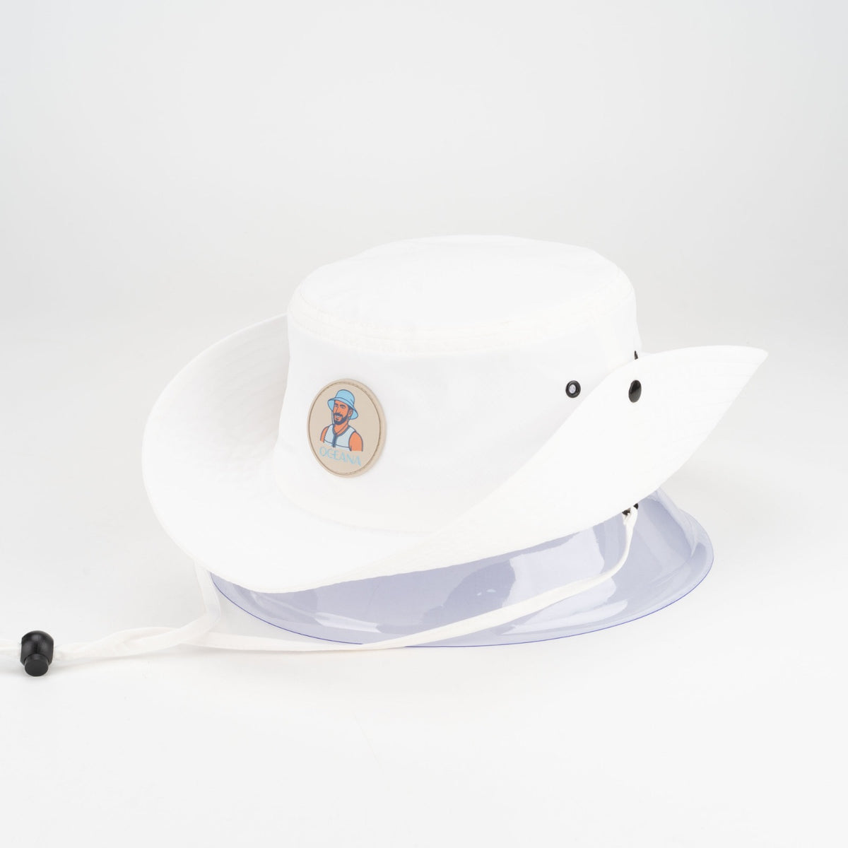 White Beach Hat