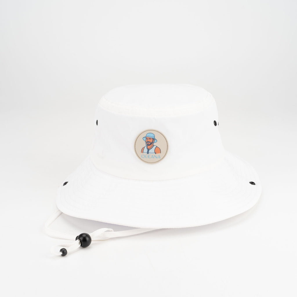 White Beach Hat