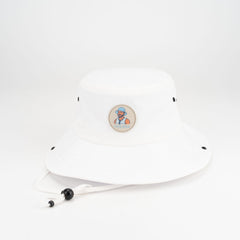 White Beach Hat