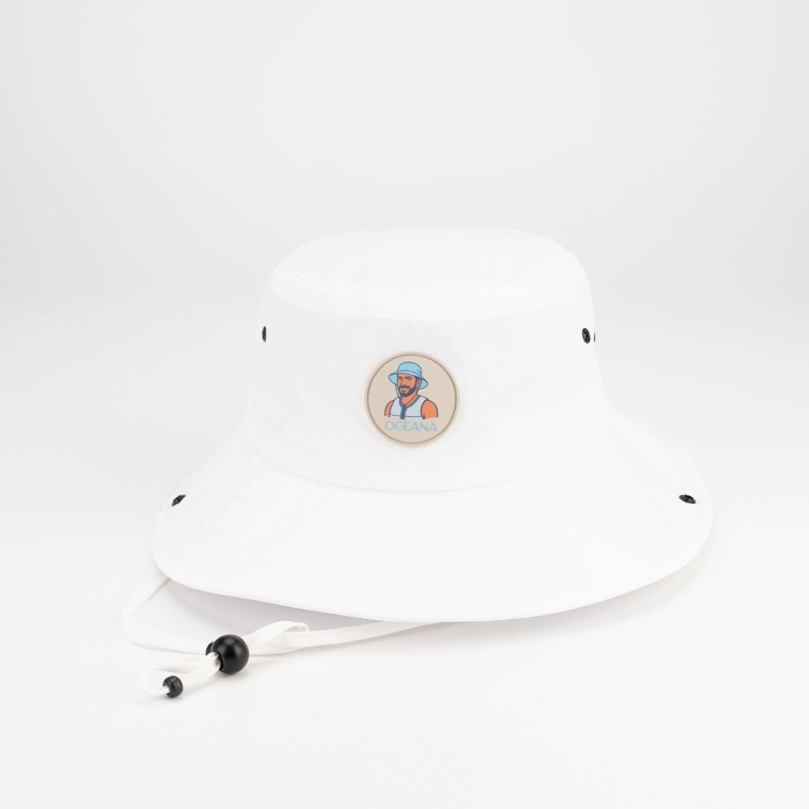 White Beach Hat